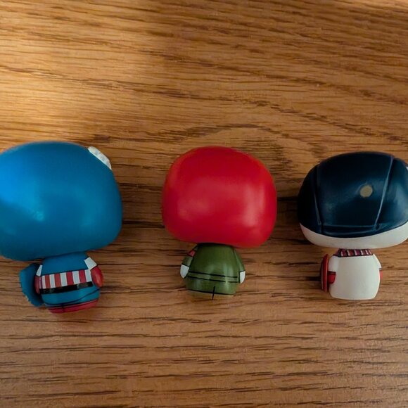 Marvel Funko pint size heroes -- Captain America, Red Skull, and Snowman Cap - Picture 2 of 2